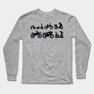 Evolution Motorcycle motorcycling motocross bike Long Sleeve T-Shirt